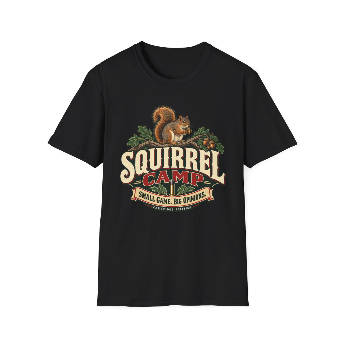Squirrel Camp .22 lr T-shirt
