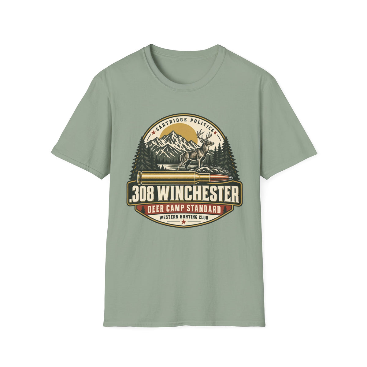 .308 Winchester Shield T-shirt