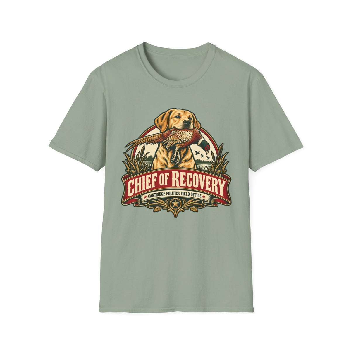 Yellow Lab Chief of Recovery T-shirt