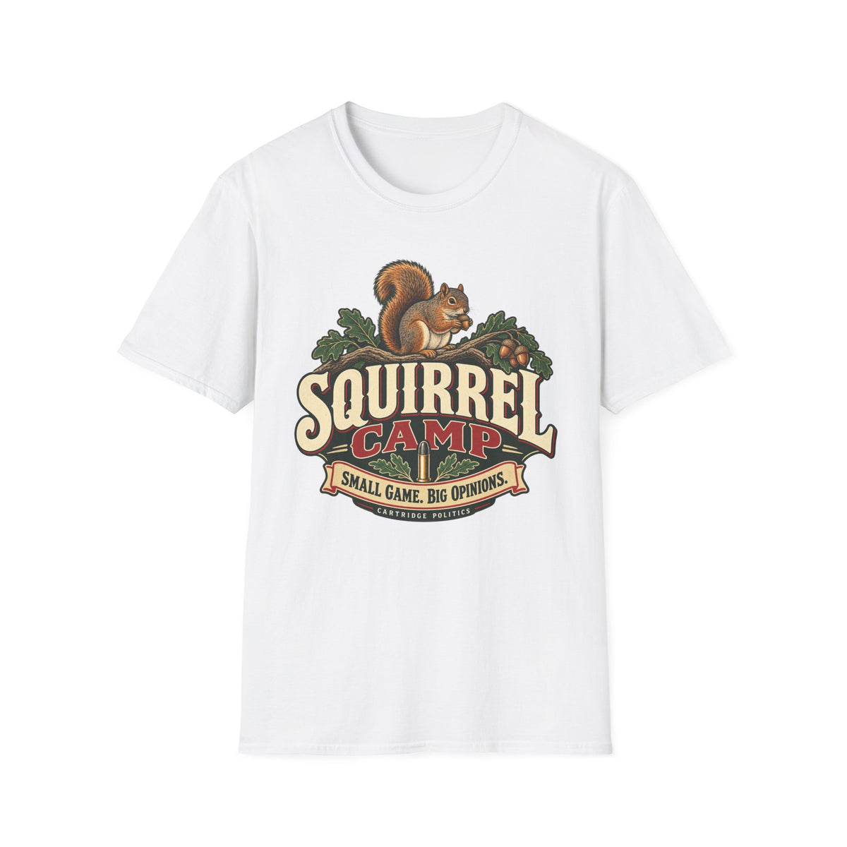 Squirrel Camp .22 lr T-shirt