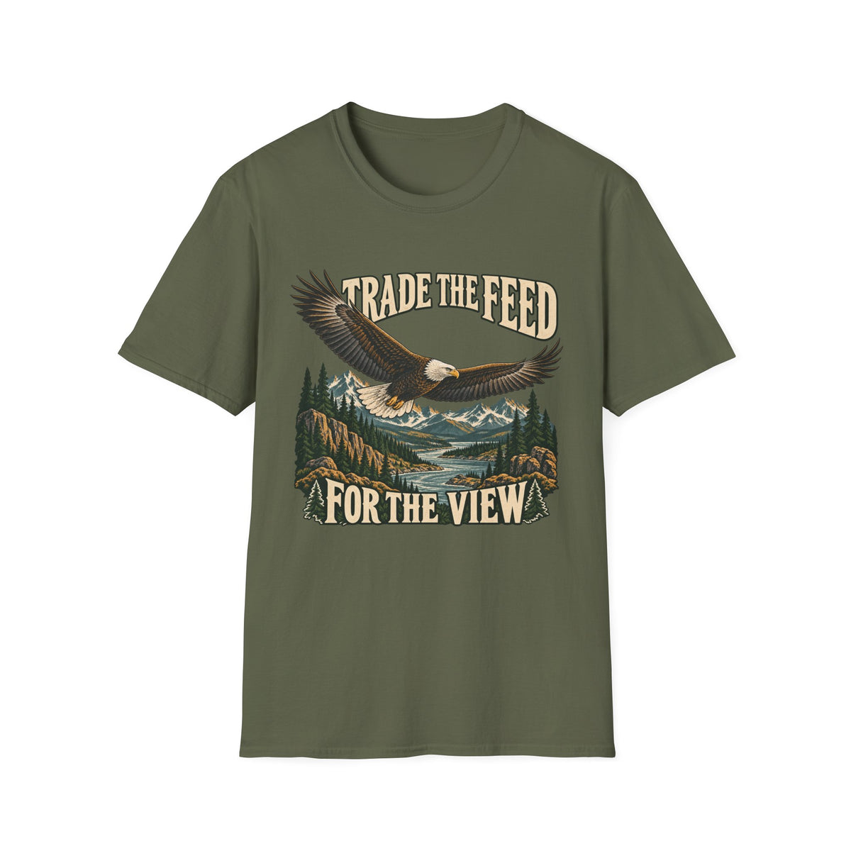 Trade The Feed Eagle T-shirt